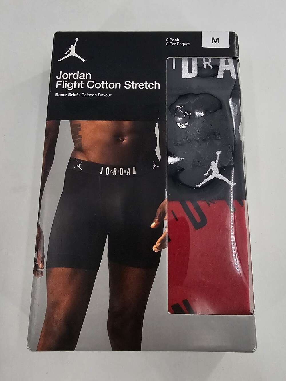 Jordan Flight Cotton Stretch Boxer Brief 2 pack Men's Underwear